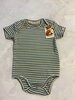 Romper korte mouw blauw Stone Blue stripe 