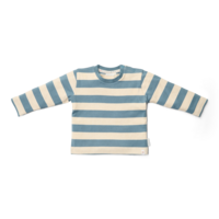 T-shirt lange mouw Stone Blue Stripe