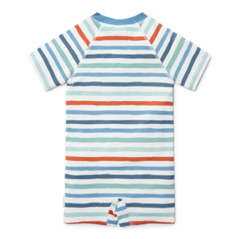 Zwempak korte mouwen Stripes Multi-colour
