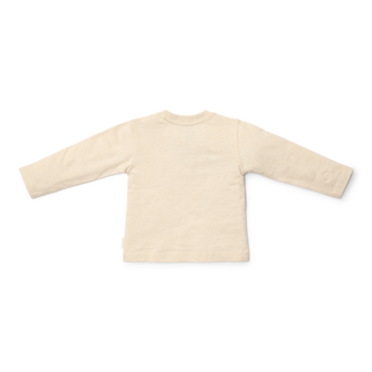 T-shirt lange mouwen Sand melee 