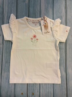 T-shirt korte mouw wit 