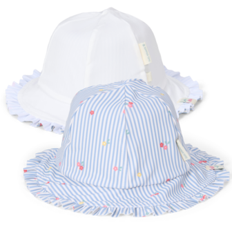 Zonnehoedje omkeerbaar Sunny Flowers Blue