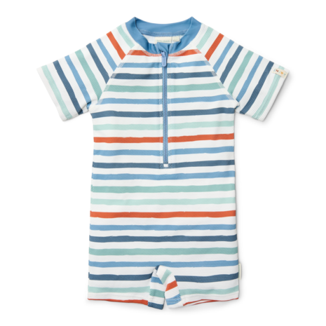 Zwempak korte mouwen Stripes Multi-colour