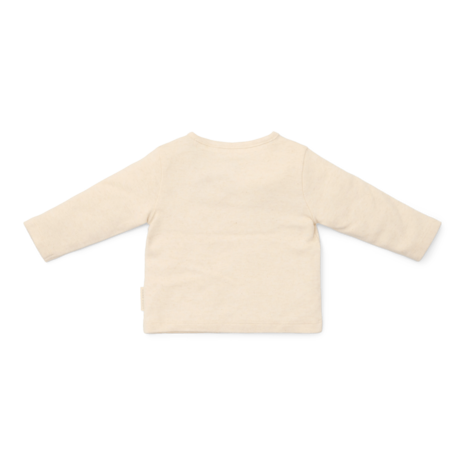 T-shirt lange mouw Sand melee 