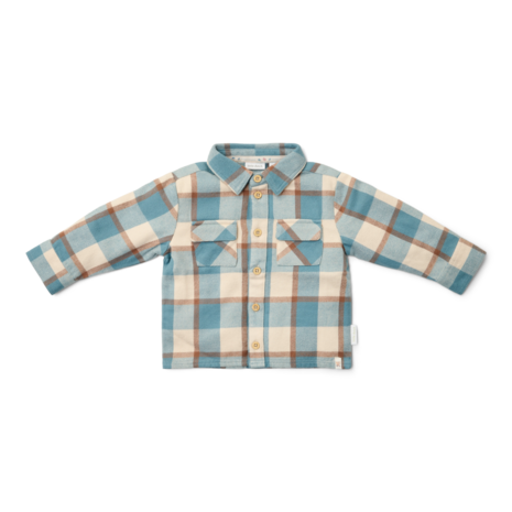 Overhemd Stone Blue Check