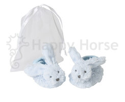 Happy Horse "KONIJN RICHIE" slippers in organza bag Blue