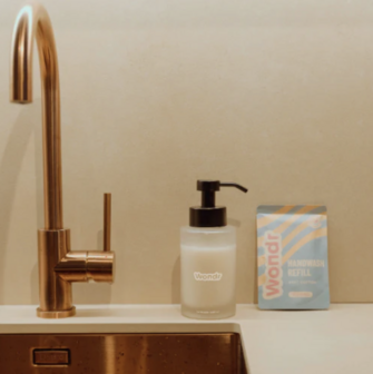Wondr handsoap bottle + refill SOFT COTTON