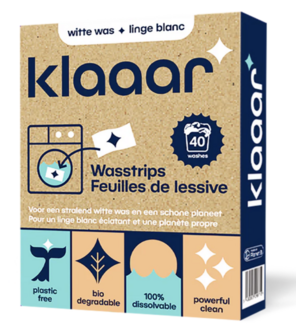 KLAAAR wasstrips witte was