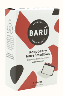BARU Marshmallows Dark chocolate + raspberry 120g