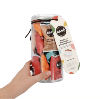 BARU  Assortiment marshmallows - gift jar - 15st