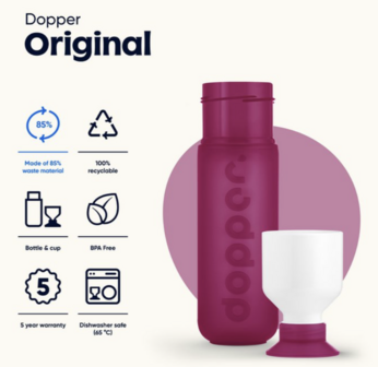 Dopper original 450ml funky fuchsia