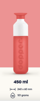 Dopper original 450ml coral splash