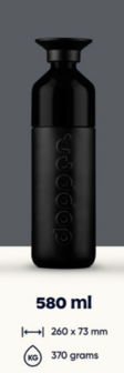 Dopper isolated 580 ml blazing black