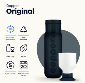 Dopper original 450ml dark spring