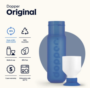 Dopper original 450ml pacific blue