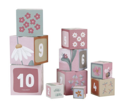 Little dutch &quot;Stapeltoren Flowers &amp; Butterflies FSC&quot;