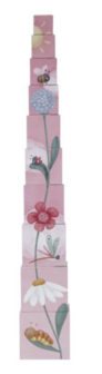Little dutch &quot;Stapeltoren Flowers &amp; Butterflies FSC&quot;