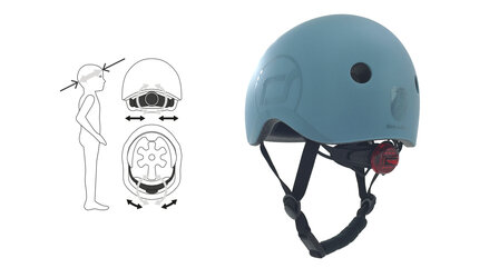 SCOOT AND RIDE - HELMET XS - ASH