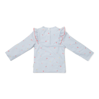 Zwemshirt lange mouwen Sunny Flowers Blue 