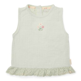 Blouse mouwloos Fairy Mint