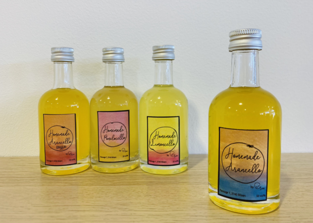 Homemade arancello 50ml