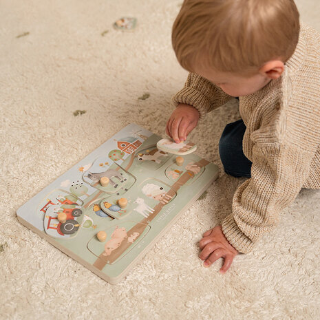 Little Dutch "Geluiden puzzel Little Farm FSC"