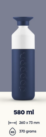 Dopper isolated 580 ml breaker blue