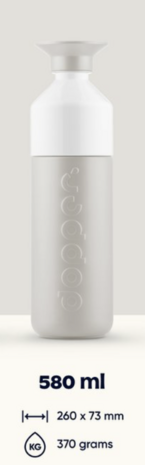 Dopper isolated 580 ml gentle grey