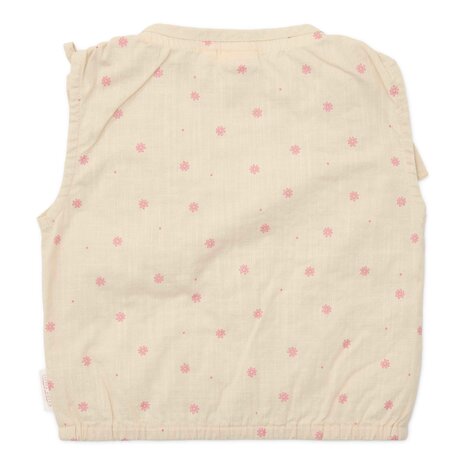 Blouse mouwloos Sand 