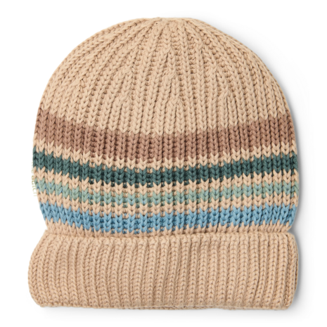 Gebreide muts Taupe 