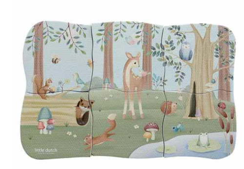 Foam puzzel - Meerkleurig - Forest Friends