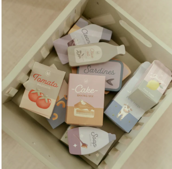 Houten winkelwagen FSC