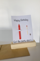 Kaart happy birthday verjaardagskaarsje