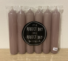 Set kaarsen paars 6st