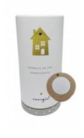 Geurset met steentje - huis