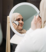 Wondr herbruikbare wattenschijfjes 12stuks grijs